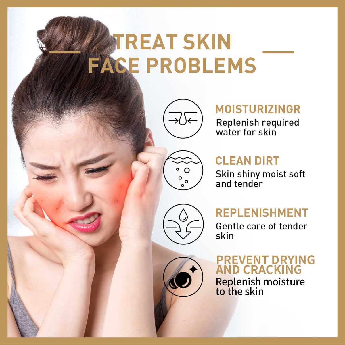 EELHOE Rice Toner Deep Moisturizing Repair Skin Barrier Firming Softening Facial Skin Toner