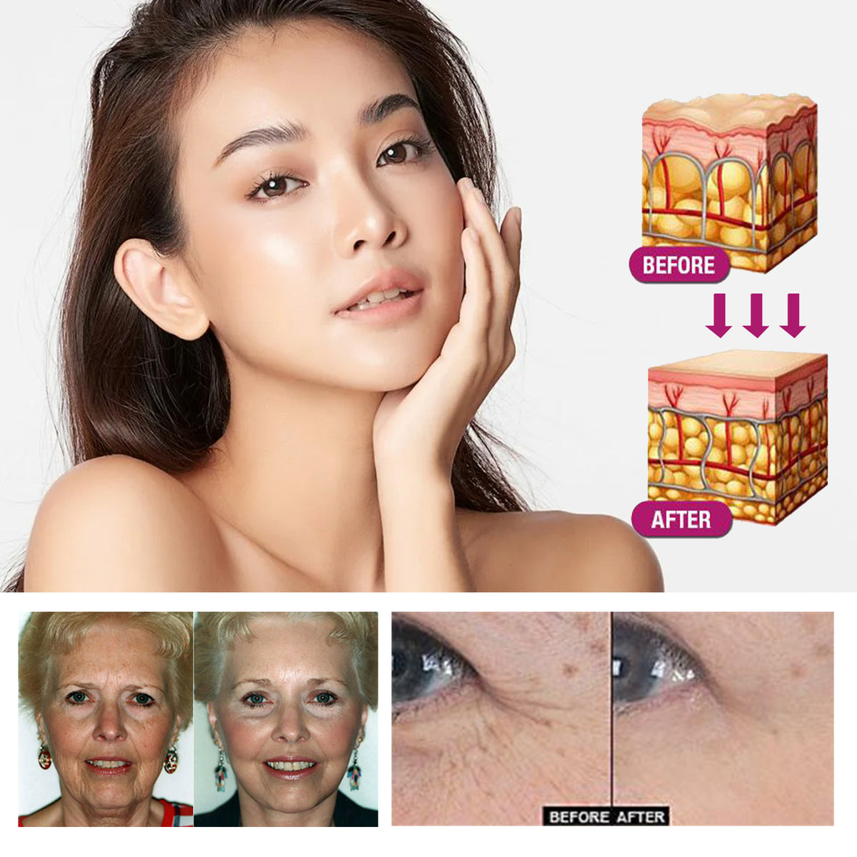 Sleeping Mask Skin Hydrating Moisturizing Brightening Skin Tone Fade Fine Lines Softening Skin Moisturizing Jelly Mask