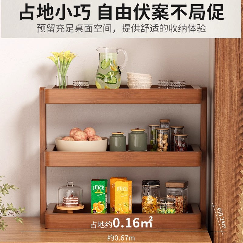 Storage Rack Desktop Multi-Layer Tea Cup Rack Home Table Cosmetics Display Rack Book Organization Storage Storage Rack