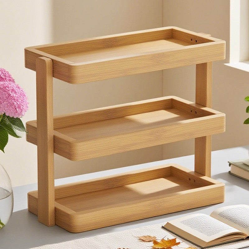 Storage Rack Desktop Multi-Layer Tea Cup Rack Home Table Cosmetics Display Rack Book Organization Storage Storage Rack