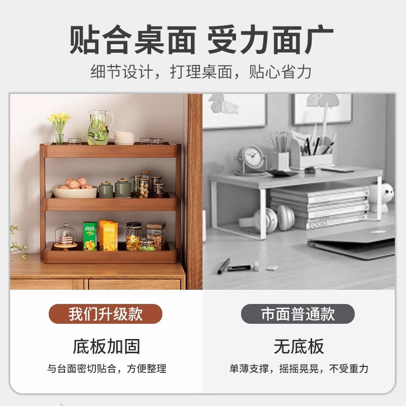 Storage Rack Desktop Multi-Layer Tea Cup Rack Home Table Cosmetics Display Rack Book Organization Storage Storage Rack